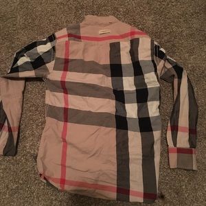 burberry button up shirt